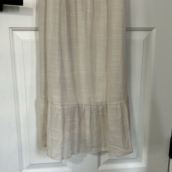 NAIF Cream Spaghetti Strap Dress - Picture 3 of 10